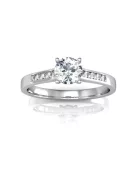 Gyűrűguru eljegyzési gyűrű 0.5ct szintetikus gyémánntal BRK119