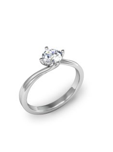   Gyűrűguru eljegyzési gyűrű 0,25ct szintetikus gyémánttal BRK128 