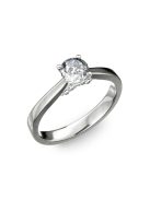 Gyűrűguru eljegyzési gyűrű 0,5ct H/SI gyémánttal BRK133  