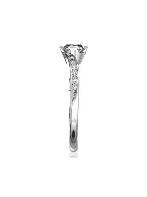 Gyűrűguru eljegyzési gyűrű 0,3ct H/SI gyémánttal BRK135 