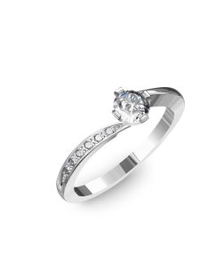   Gyűrűguru eljegyzési gyűrű 0,3ct szintetikus gyémánttal BRK135 