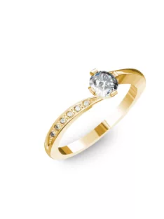   Gyűrűguru eljegyzési gyűrű 0,3ct szintetikus gyémánttal BRK135 
