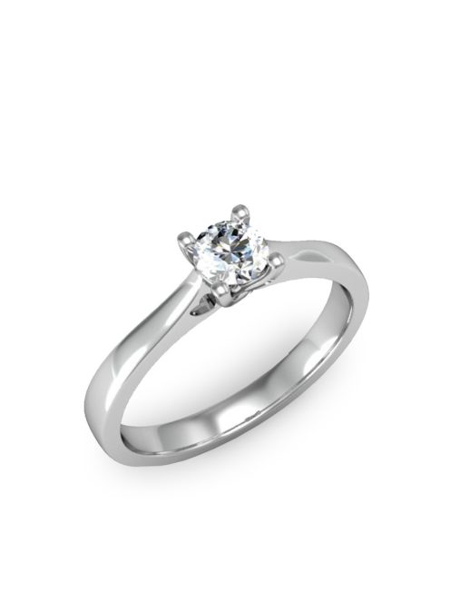 Gyűrűguru eljegyzési gyűrű 0,3ct H/SI gyémánttal BRK137 