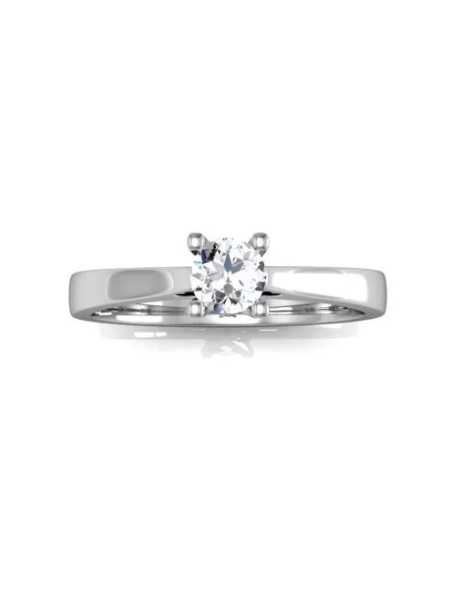 Gyűrűguru eljegyzési gyűrű 0,3ct I/SI gyémánttal BRK137 