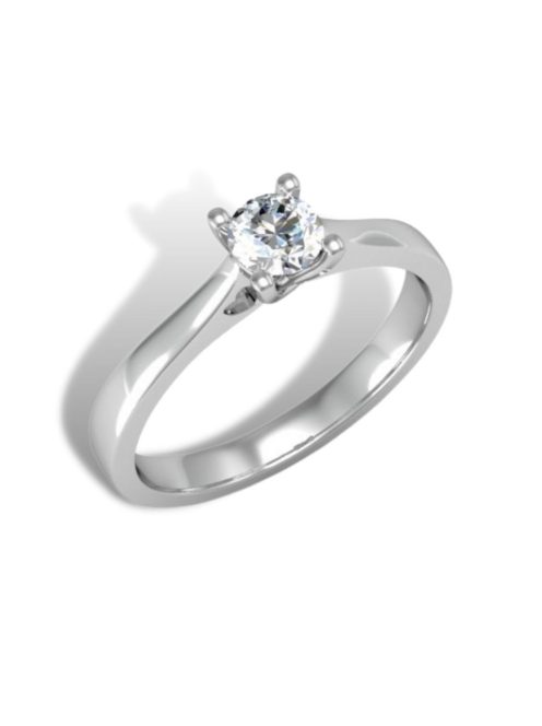 Gyűrűguru eljegyzési gyűrű 0,3ct H/SI gyémánttal BRK137 