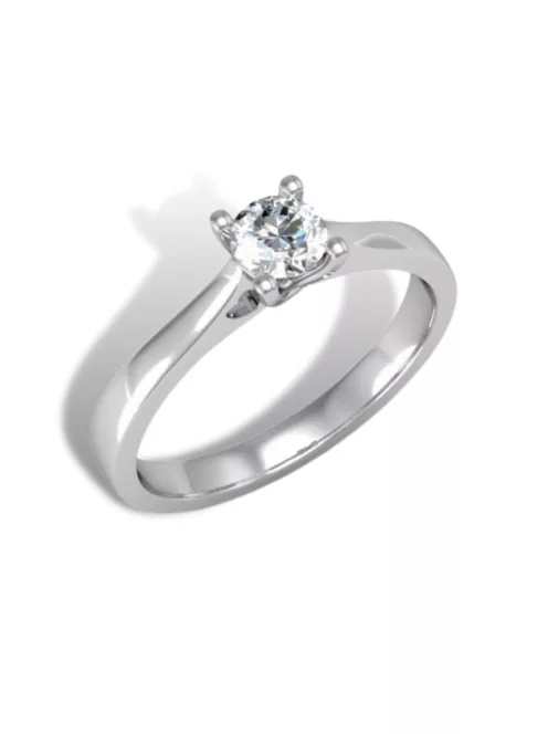 Gyűrűguru eljegyzési gyűrű 0,3ct I/SI gyémánttal BRK137 