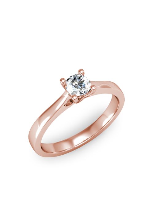 Gyűrűguru eljegyzési gyűrű 0,3ct szintetikus gyémánttal BRK137 