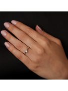 Gyűrűguru eljegyzési gyűrű 0,3ct szintetikus gyémánttal BRK137 