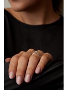 Gyűrűguru eljegyzési gyűrű 0,3ct szintetikus gyémánttal BRK137 