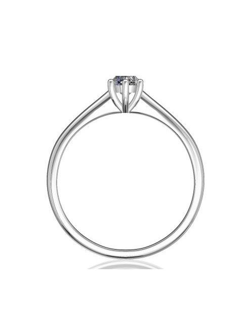 Gyűrűguru eljegyzési gyűrű 0.2ct H/SI gyémánttal BRK141 