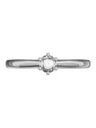 Gyűrűguru eljegyzési gyűrű 0.2ct I/SI gyémánttal BRK141 