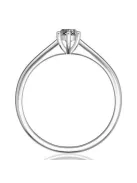 Gyűrűguru eljegyzési gyűrű 0.2ct szintetikus gyémánttal BRK141 