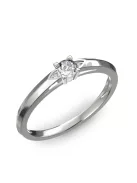 Gyűrűguru eljegyzési gyűrű 0.17ct szintetikus gyémánttal BRK 143  