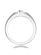 Gyűrűguru eljegyzési gyűrű 0.17ct szintetikus gyémánttal BRK 143  