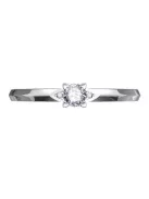 Gyűrűguru eljegyzési gyűrű 0.17ct szintetikus gyémánttal BRK 143  