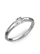 Gyűrűguru eljegyzési gyűrű 0.17ct I/SI gyémánttal BRK 143  