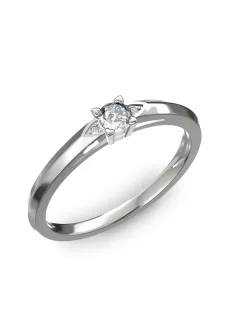   Gyűrűguru eljegyzési gyűrű 0.17ct I/SI gyémánttal BRK 143  
