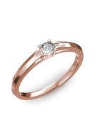 Gyűrűguru eljegyzési gyűrű 0.17ct H/SI gyémánttal BRK 143  