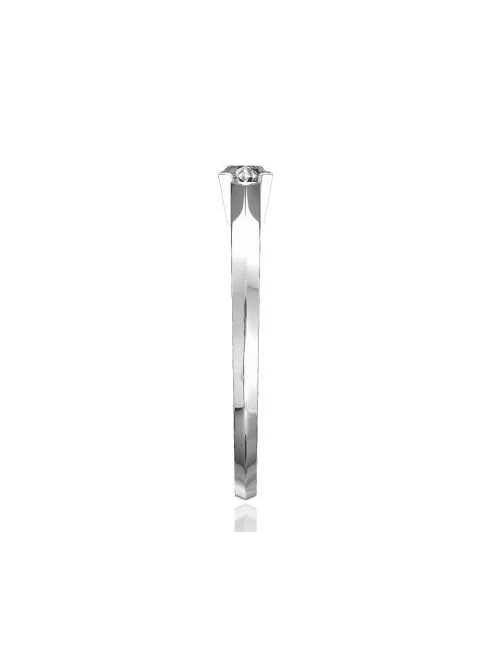 Gyűrűguru eljegyzési gyűrű 0.17ct I/SI gyémánttal BRK 143  