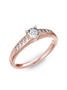 Gyűrűguru eljegyzési gyűrű 0.2ct H/SI gyémánttal BRK 145  