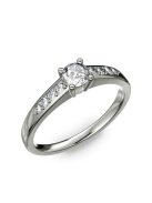 Gyűrűguru eljegyzési gyűrű 0.2ct szintetikus gyémánttal BRK 145  