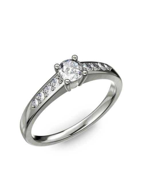 Gyűrűguru eljegyzési gyűrű 0.2ct szintetikus gyémánttal BRK 145  