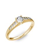 Gyűrűguru eljegyzési gyűrű 0.2ct szintetikus gyémánttal BRK 145  