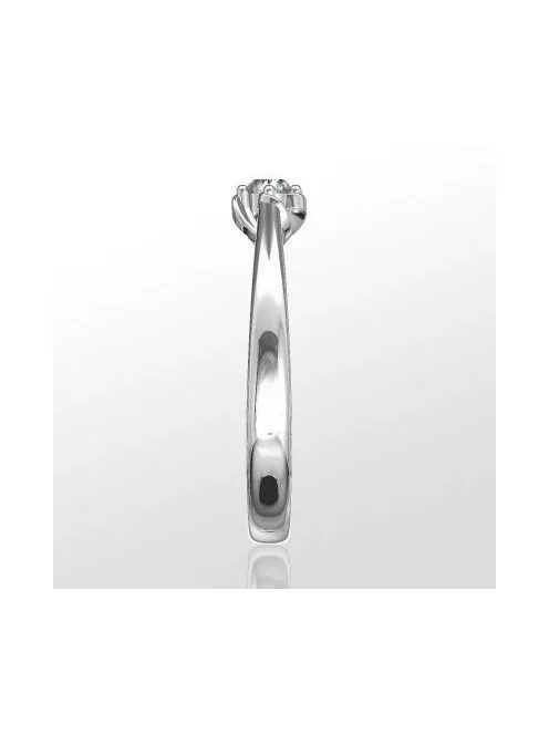 Gyűrűguru eljegyzési gyűrű 0.1ct I/SI gyémánttal BRK 147  