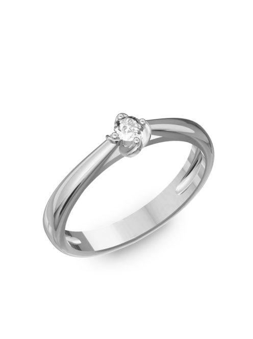 Gyűrűguru eljegyzési gyűrű 0.1ct szintetikus gyémánttal BRK 147  