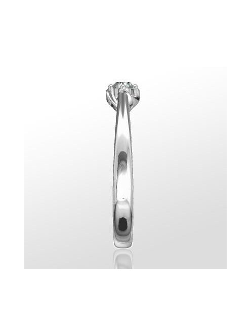 Gyűrűguru eljegyzési gyűrű 0.1ct szintetikus gyémánttal BRK 147  