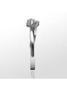 Gyűrűguru eljegyzési gyűrű szintetikus gyémánttal BRK158 