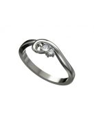 Gyűrűguru eljegyzési gyűrű H/SI gyémánttal BRK158 