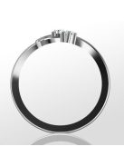 Gyűrűguru eljegyzési gyűrű H/SI gyémánttal BRK158 