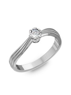   Gyűrűguru eljegyzési gyűrű 0,1ct H/SI gyémánttal BRK170  