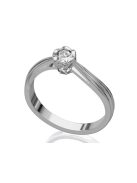 Gyűrűguru eljegyzési gyűrű 0,1ct H/SI gyémánttal BRK170  