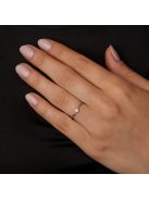 Gyűrűguru eljegyzési gyűrű 0.1ct szintetikus gyémánttal BRK171 