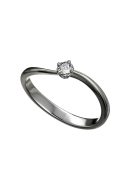 Gyűrűguru eljegyzési gyűrű 0.1ct szintetikus gyémánttal BRK171 