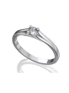 Gyűrűguru eljegyzési gyűrű 0.1ct I/SI gyémánttal BRK173 