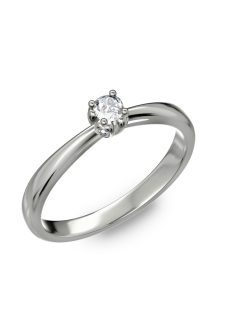   Gyűrűguru eljegyzési gyűrű 0,1ct szintetikus gyémánttal BRK175  
