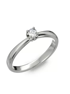   Gyűrűguru eljegyzési gyűrű 0,1ct szintetikus gyémánttal BRK175  