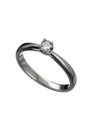 Gyűrűguru eljegyzési gyűrű 0,1ct szintetikus gyémánttal BRK175  