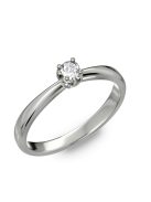 Gyűrűguru eljegyzési gyűrű 0,1ct H/SI gyémánttal BRK175  