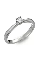 Gyűrűguru eljegyzési gyűrű 0,1ct I/SI gyémánttal BRK175  