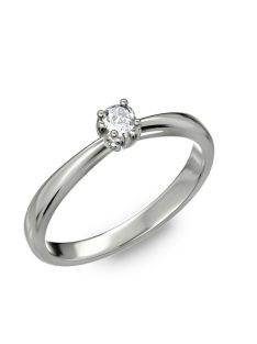   Gyűrűguru eljegyzési gyűrű 0,1ct H/SI gyémánttal BRK175  