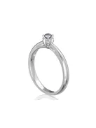 Gyűrűguru eljegyzési gyűrű 0,1ct I/SI gyémánttal BRK175  
