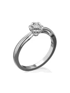 Gyűrűguru eljegyzési gyűrű 0,1ct I/SI gyémánttal BRK176  