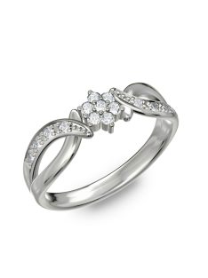 Gyűrűguru eljegyzési gyűrű H/SI gyémánttal BRK179 