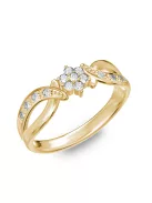 Gyűrűguru eljegyzési gyűrű I/SI gyémánttal BRK179 