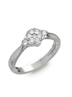 Gyűrűguru eljegyzési gyűrű H/SI gyémánttal BRK180 