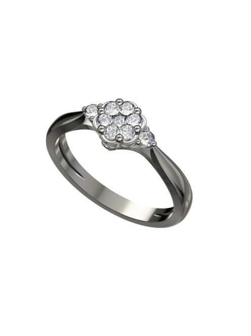 Gyűrűguru eljegyzési gyűrű H/SI gyémánttal BRK180 